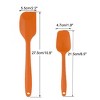 Unique Bargains Heat Resistant Non-scratch Non Stick Dishwasher Safe Spatula Set 2 Pcs - 2 of 4