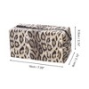 Unique Bargains Rectangular Leopard Makeup Bag 1 Pc - 2 of 3