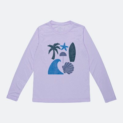 Vapor Apparel UPF 50+ UV Sun Protection Toddler Long Sleeve Rash Guard Swim Shirt