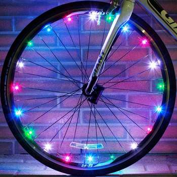 Activ Life 1-Tire LED Bike Wheel Lights with Batteries Included!100% Brighter and Visible from All Angles for Ultimate Safety