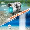 VEVOR Pond Aerator, 550W Power, 5.2CFM for Up to 3 Acre 50' Lake, Includes 3/4 HP Compressor & Timer & Valves, Air Compressor - 4 of 4