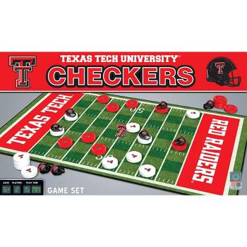 MasterPieces Officially licensed NCAA Texas Tech Red Raiders Checkers Board Game for Families and Kids ages 6 and Up