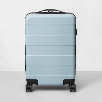 Hardside Carry On Spinner Suitcase Muddy Aqua - Made By Design™