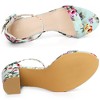 Allegra K Women's High Heels Ankle Strap Chunky Sandals - 4 of 4