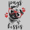 Men's Lost Gods Pugs and Kisses T-Shirt - 2 of 4
