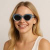 Anna-Kaci Retro Cat Eye UV400 Sunglasses with Trendy Small Frame Streetwear Style - 3 of 3