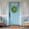 Northlight Fern and Ficus Leaves Artificial Spring Wreath - 24" - Green - 3 of 4