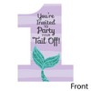 Big Dot of Happiness 1st Birthday Let's Be Mermaids - Shaped Fill-in Invitations - First Birthday Party Invitation Cards with Envelopes - Set of 12 - 2 of 4