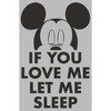 Girl's Mickey & Friends If You Love Me Let Me Sleep T-Shirt - 2 of 4