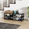 HOMLUX 3 Tier Shoe Rack Storage Organizer for Closet Entryway Holds 15 Pairs Easy to Assemble - 2 of 4