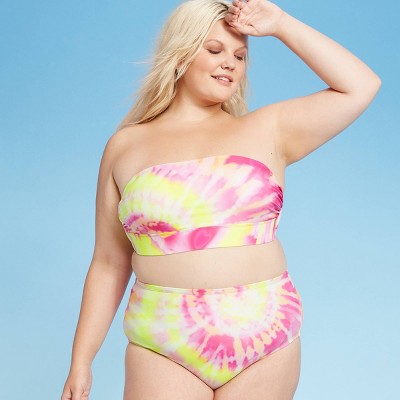 plus size tie dye swimsuit