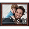 PosterPalooza | Decor Brown Picture Frame - UV Acrylic, Backing Board, Hanging Hardware Included - 2 of 4