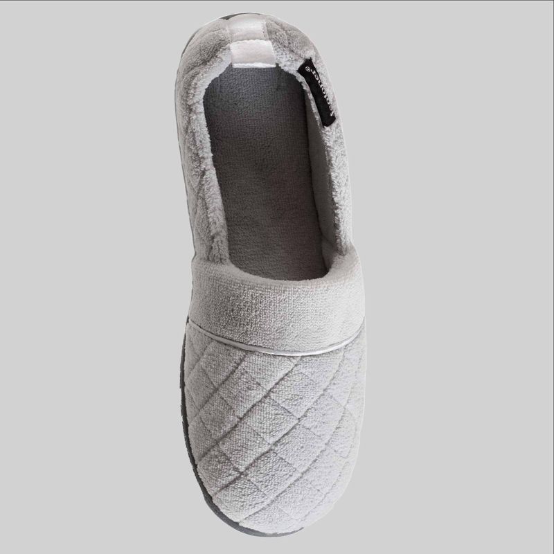 Isotoner Women's Diamond Quilted Microterry Closed-Back Slippers, 3 of 9