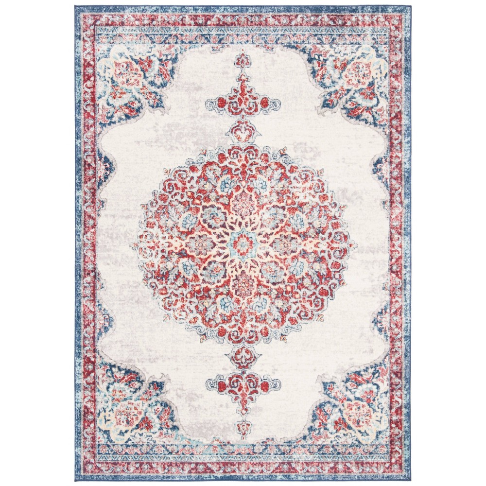 3'x5' Harriette Rug Ivory/Red - Safavieh