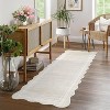 Acekool Area Rug Machine Washable Modern Striped Border Non-Slip Accent Carpet for Living Room Bedroom Kids Room - 2 of 4