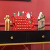 HOMCOM Christmas Advent Calendar with 24 Countdown Drawers, Reusable Wooden Holiday Decor, Xmas Gift for Kids Adults, Red - image 2 of 4