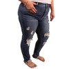 Women's Distressed Skinny Jean - BLAKELEY - 2 of 4