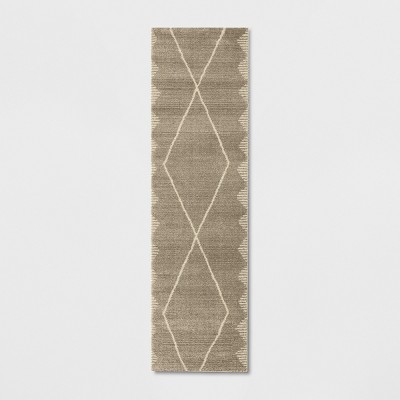 Glacier Diamond Woven Runner Rug - Threshold™