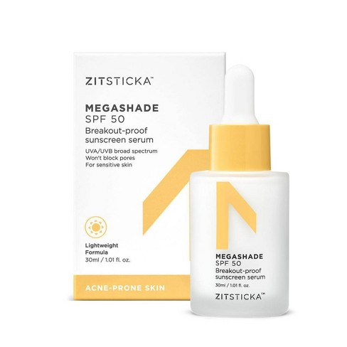 Zitsticka Megashade Breakout-proof Face Serum - Spf 50 - 1oz : Target