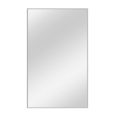HomeRoots 59" Silver Metal Framed Accent Mirror
