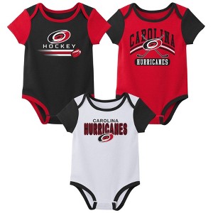 NHL Carolina Hurricanes Boys' 3pk Bodysuit - 1 of 4
