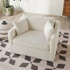Mlmh & Kngwa 45.3” W Modern Accent Chair, Upholstered Single Sofa Chair with Pillows - 3 of 4