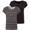 Women's 2 Pk Short Sleeve Tops - LASCANA - 2 of 4