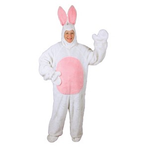 Halco Adult Easter Bunny Jumpsuit with Hood Costume - 1 of 1