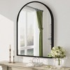 Apmir Arched High-Strength Tempered Glass and Aluminum Alloy Framed French Cleat Mounted Wall Decor Bathroom Vanity Mirror with 5-Year Warranty - 4 of 4