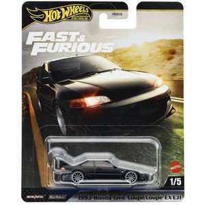 Hot Wheels 1993 Honda Civic Coupe/Coupe EX EJ1 Fast & Furious Premium - 1 of 4