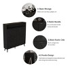 Shoe Cabinet with Flip Drawers, Narrow Freestanding Rack - 4 of 4