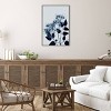 23" x 33" Clematis I Blue by Pernille Folcarelli Framed Canvas Wall Art Print - Amanti Art: Modern Style, Botanical Theme, Vertical Layout - 4 of 4