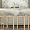 Now Furniture 30" Bar Stool, Wooden Backless Bar Height Kitchen Stool - 3 of 4