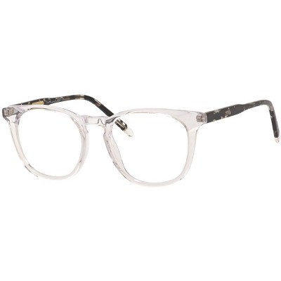 Ernest Hemingway H4850 Designer Acetate Eye Glasses Frame in Gloss Black Silver/Demo Lens 143mm Frame/58mm Lens Width