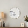 Creative Products Our Love Makes this House and Home 20 x 20 Round Framed Print - 4 of 4