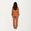 Anna-Kaci Lounge Women's 2-Piece Set Long Sleeve Button Front Top and Relaxed Fit Pants Pajama Set with Abstract Print - 4 of 4