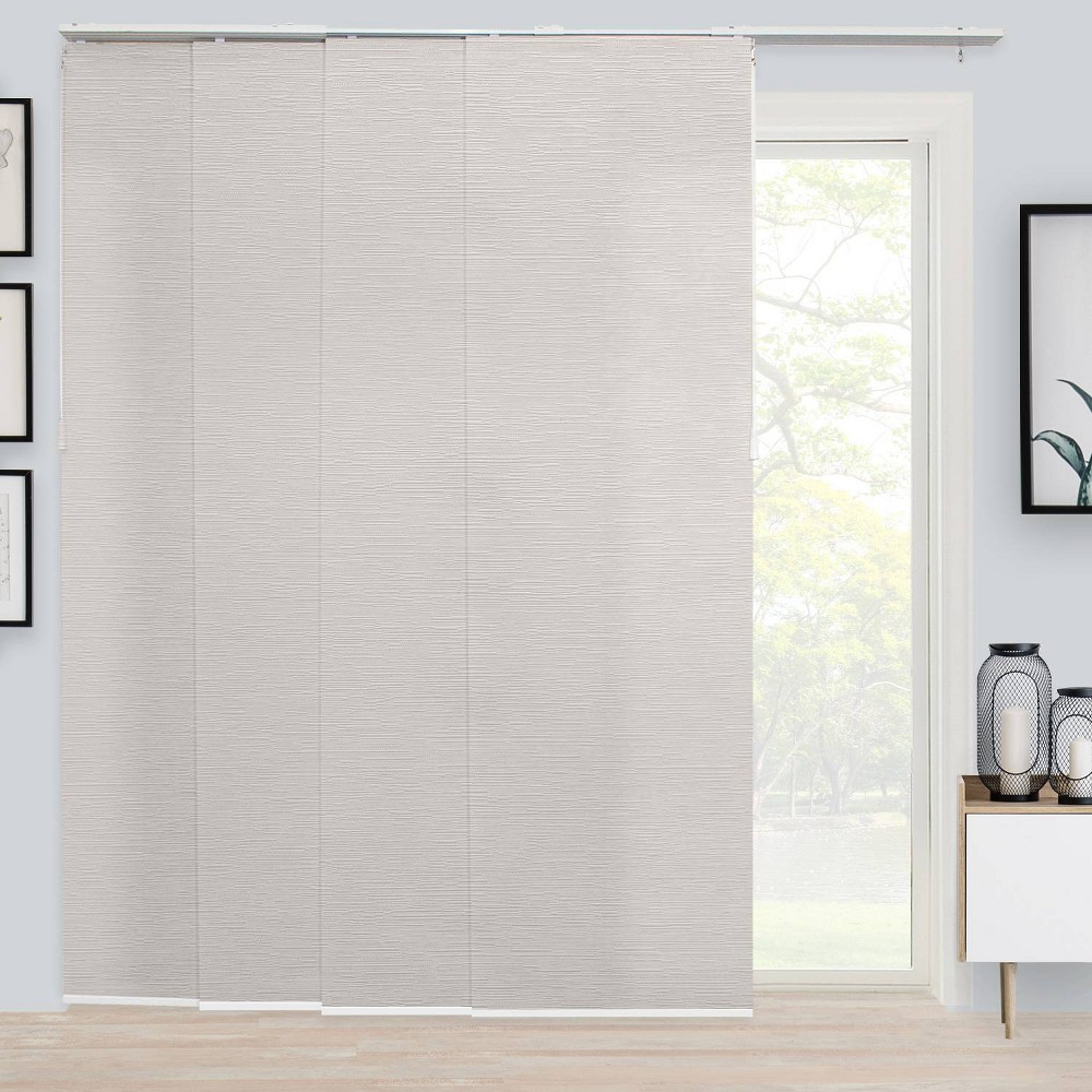 86"x96" Chicology Light Filtering Panel Track Blind Slate