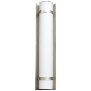 Access Lighting Cilindro 1 - Light Wall Light in  Brushed Steel - 1 of 3