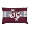 NCAA Texas A&M Aggies Heathered Stripe Queen Bedding Set in a Bag - 3pc - 3 of 3