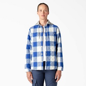 Dickies Women’s Flannel Hooded Shirt Jacket - 1 of 1