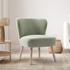 WestinTrends Genevieve 25" Wide Upholstered Boucle Armless Accent Chair - 2 of 4