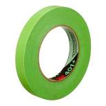 3M 401+ High Performance Masking Tape, 0.75 Inch x 60 Yards, Green