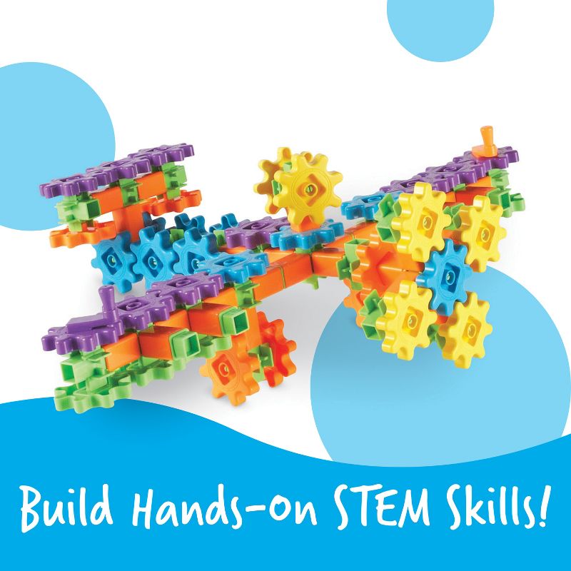 Learning Resources Gears! Gears! Gears! Super Building Toy Set, 150 Pieces, Ages 3+, 3 of 7