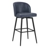 Spruce&Spring Swivel Barstool with Metal Legs Set - 2 of 4