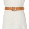 INSPIRE CHIC Women's Solid Color Heart-Shaped Buckle with Beads Belts - 4 of 4