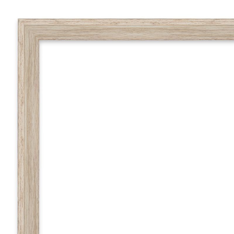 Amanti Art Hardwood Wedge Petite Bevel Wood Bathroom Wall Mirror, 2 of 10