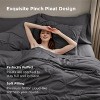 Bedsure Comforter Set – Solid Diamond Pintuck Design Bedding, GentleSoft™ Pintuck Bed Set Gift for Family,Pinch Pleat All Season Comforter with Sheets - 2 of 4