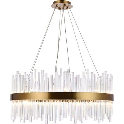 Elegant Lighting Dallas 18 - Light Chandelier in  Gold