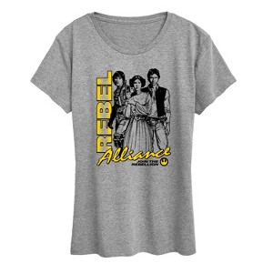 Women's - Star Wars - Rebel Alliance Short Sleeve Graphic T-Shirt - 1 of 4