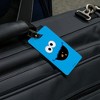 Sesame Street Cookie Monster Face Luggage ID Tags Set of 2 - 3 of 4